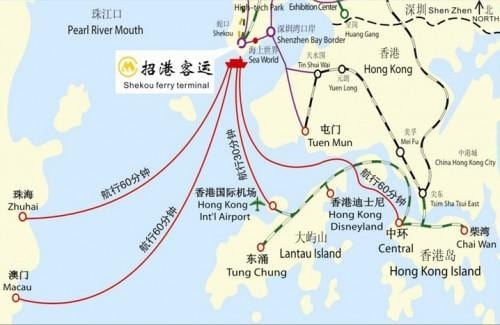 mapa shekou trajekta