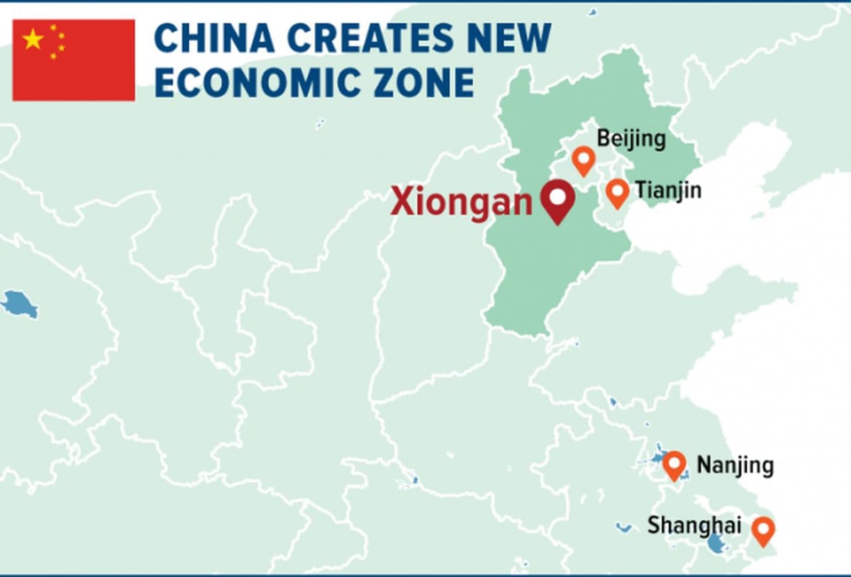 mapa Shenzhenu poseban ekonomske zoni